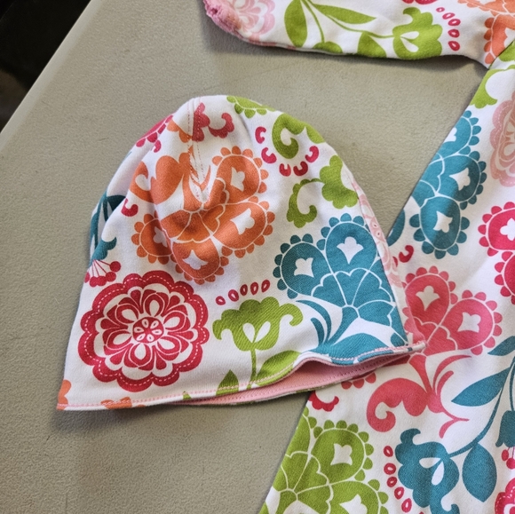 Vera Bradley Baby 3-6M Girls Multicolor Floral Long Sleeve One Piece Outfit - Picture 2 of 6